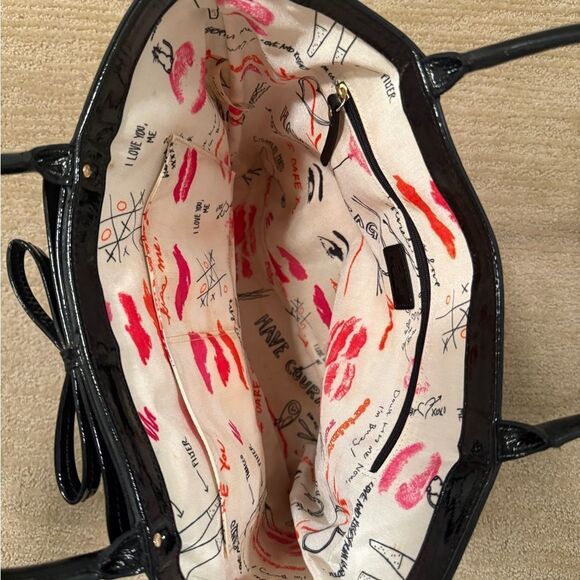 Kate Spade Black Tote Bag with Bow - Picture 5 of 6